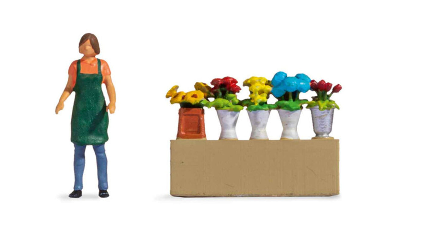 NOCH NO16502 Tiny Scenes ‘Flower Stall’