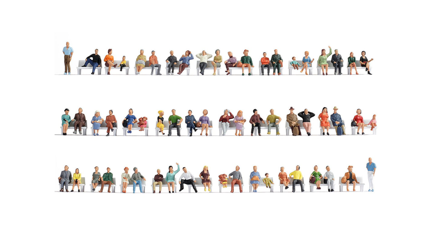 NOCH NO47402 Mega Economy Set “Sitting People”