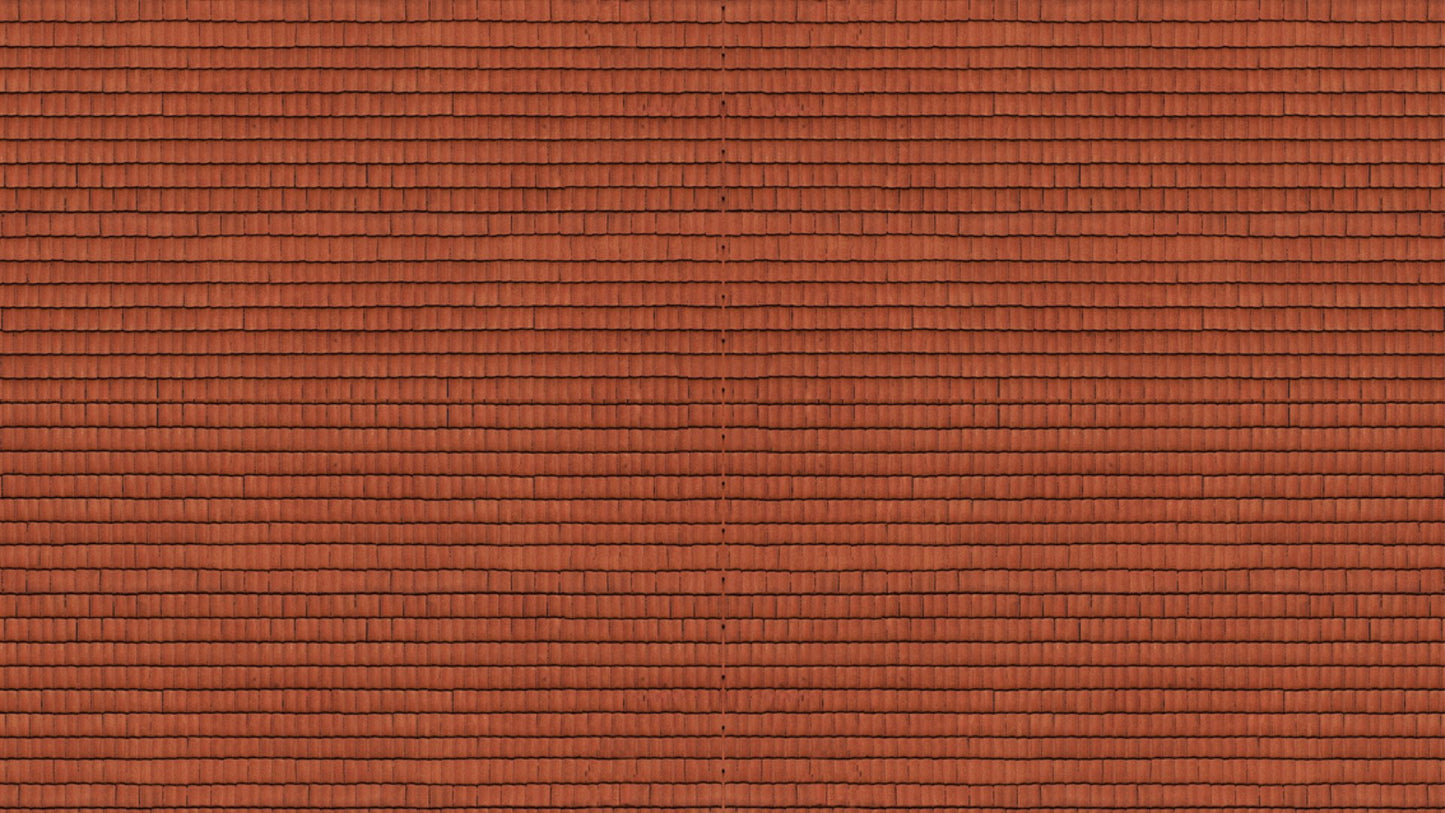 NOCH NO56965 3D Cardboard Sheet “Roof Tile”, red