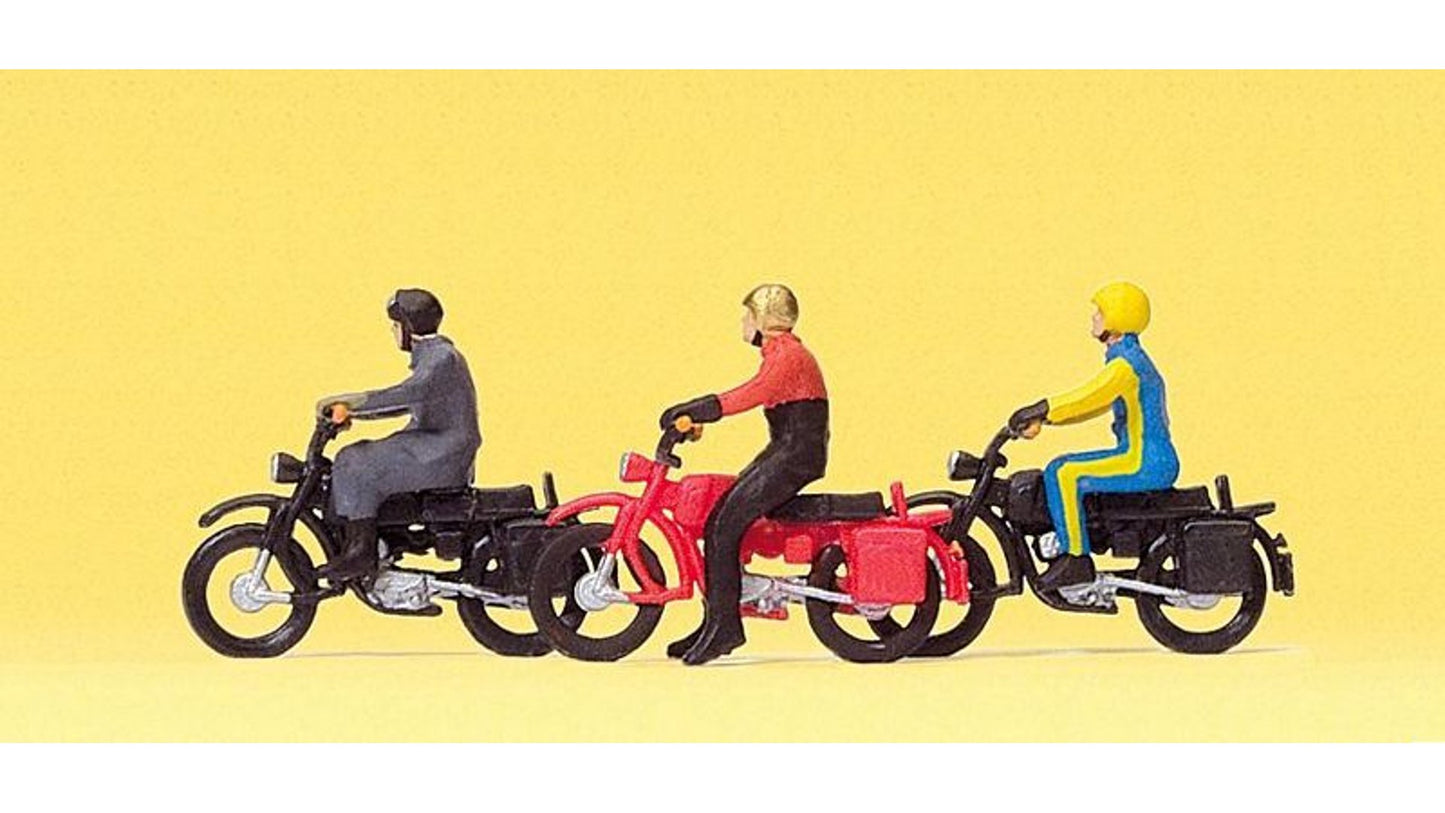 Preiser 10081 Motorcyclists-Hercules