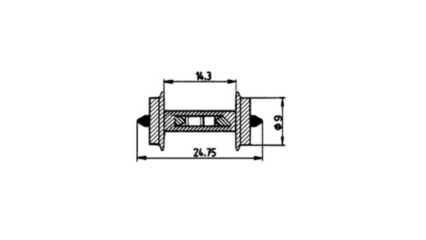 Roco 40187 Wheel set with resistor