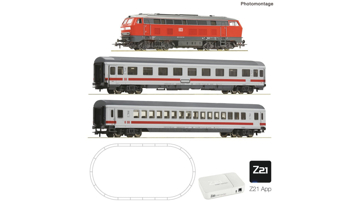 Roco R5110010 Z21 START set: class 218 GEOLINE