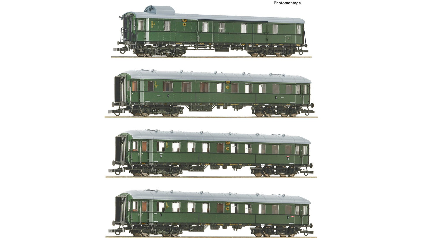 Roco 6200056 4 Piece Set 1 Traditional Train Zwickau DR