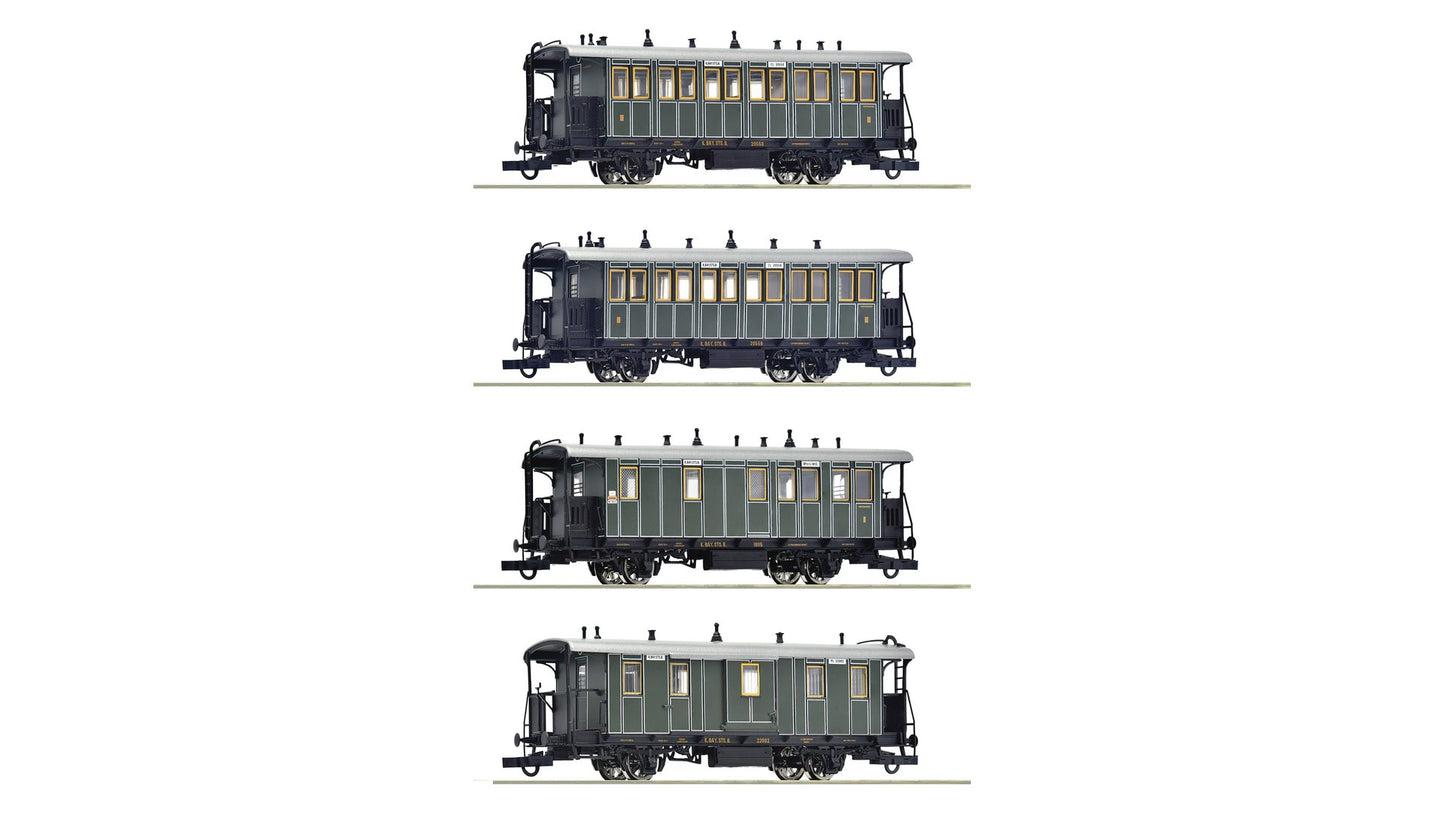 Roco R6200197 4 piece set: Local passenger train