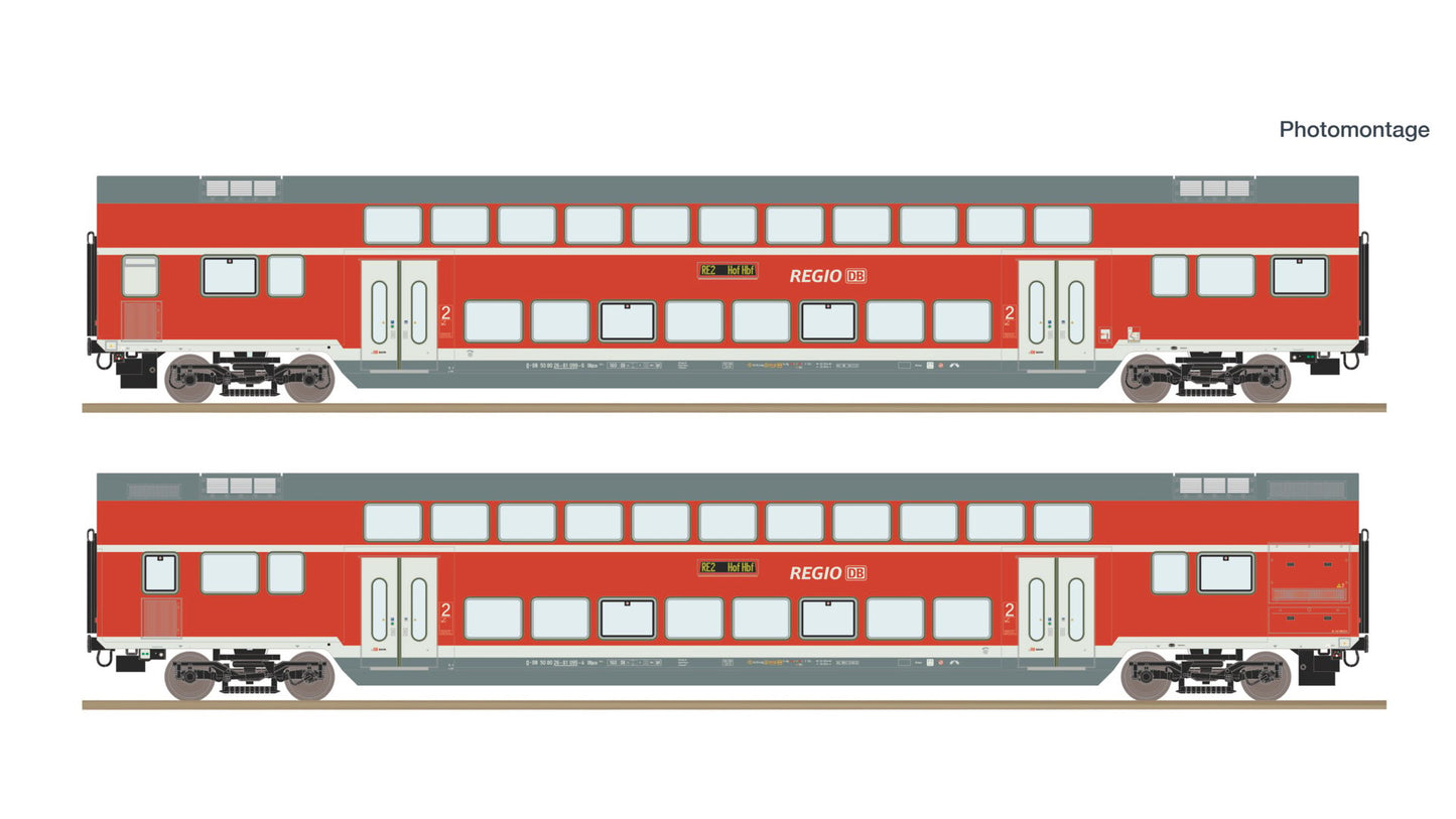 Roco R6220249 2 piece set: Double-deck coaches, DB AG