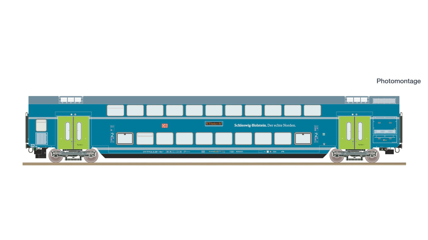 Roco R6220251 2nd class double-deck coach, DB AG