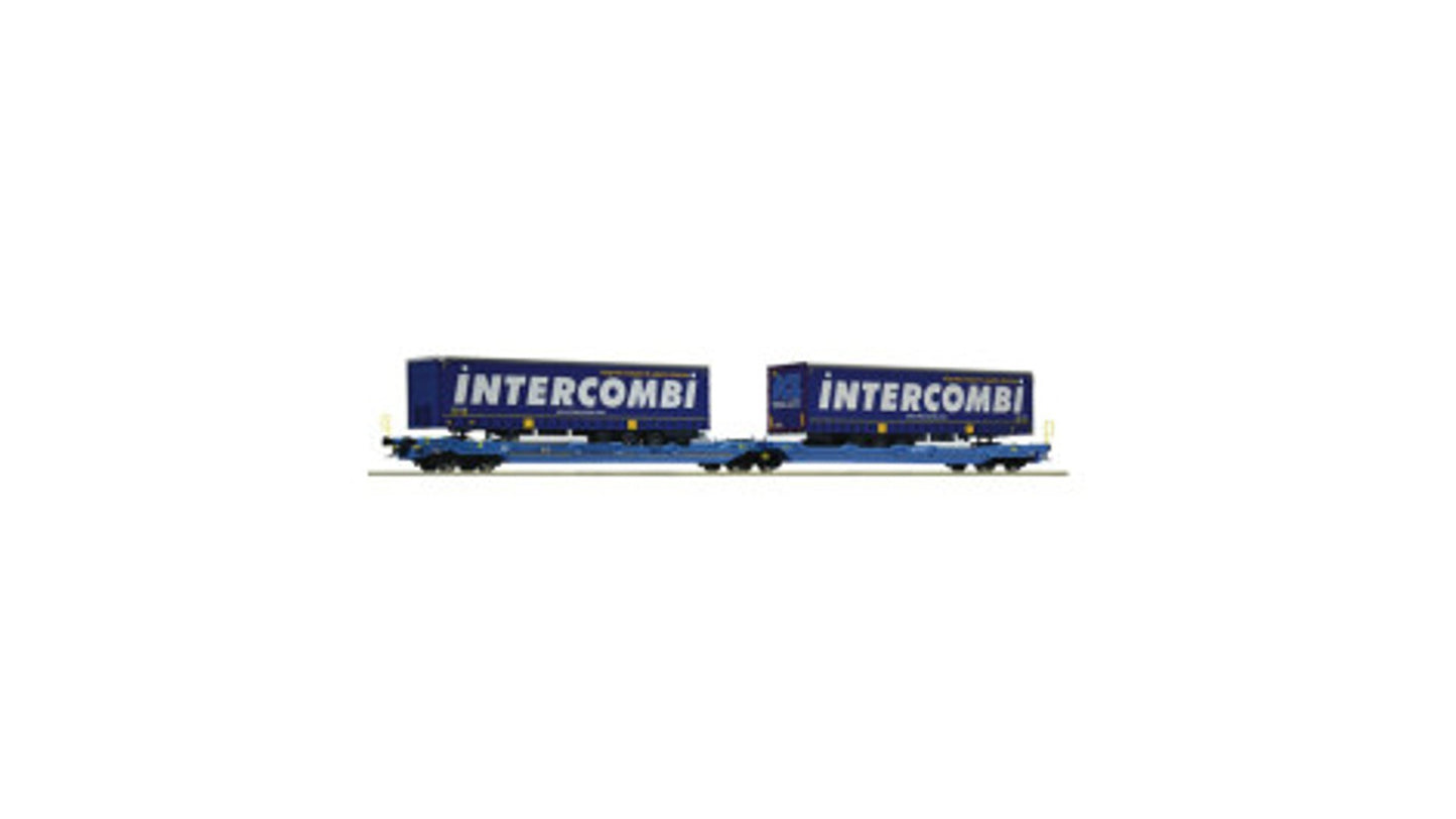 Roco 6600035 Articulated Double-Pocket Wagon T3000e EUROWAGON DC