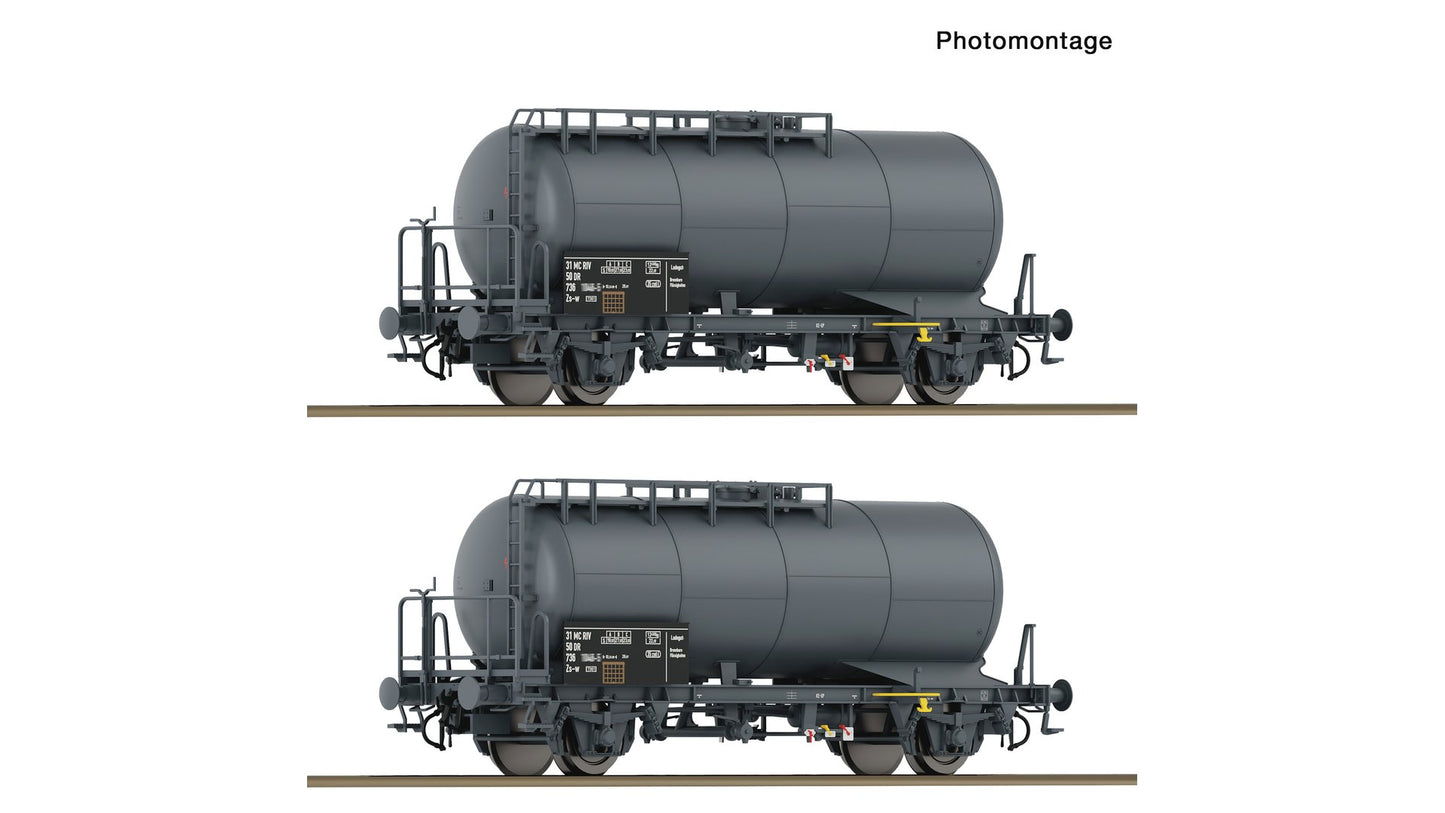 Roco R6600245 2 piece set: Tank wagons, DR