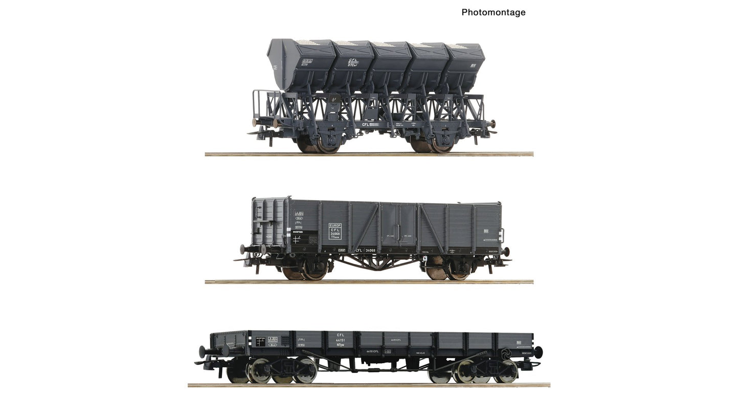 Roco R6600258 3 piece set: Goods train, CFL