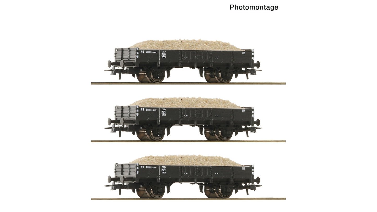 Roco R6600259 3 piece set: Sand hopper wagon, NS