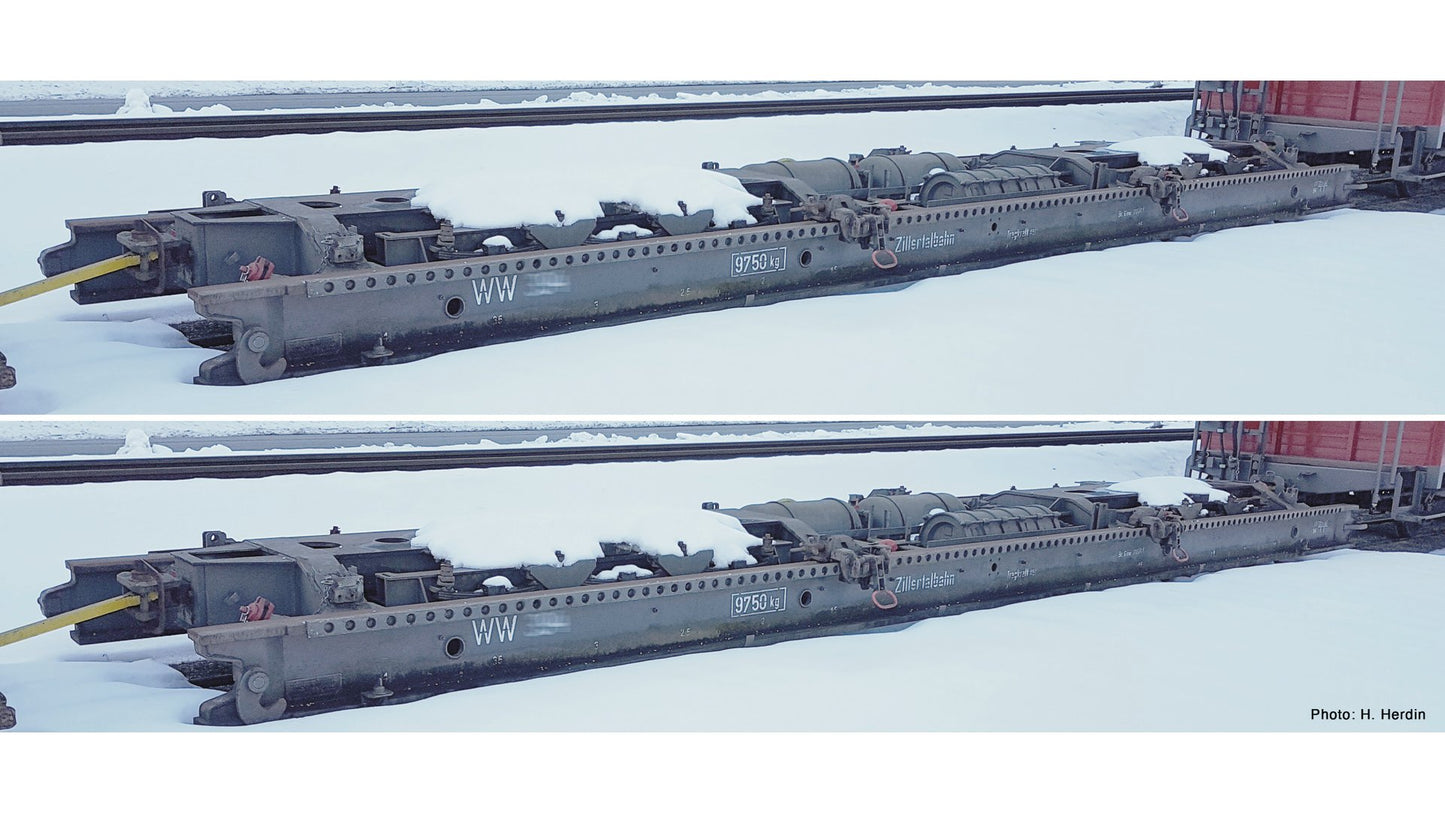 Roco R6640007 Narrow gauge transporter wagon, Zillertalbahn