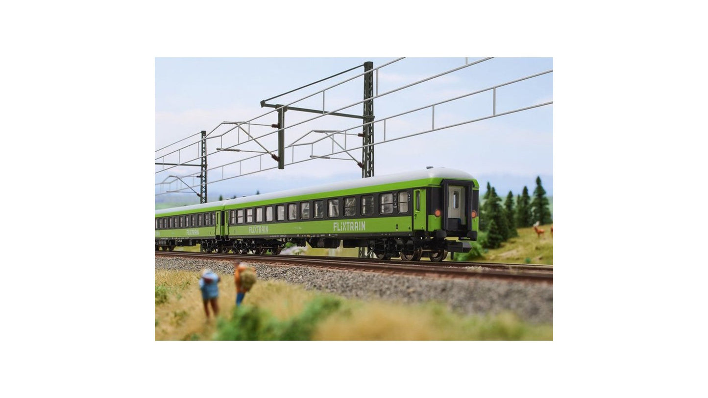 MiniTrix 15462 FlixTrain Express Train Passenger Car Set