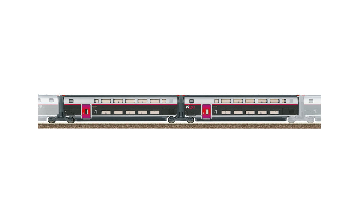 Trix T23187 Add-On Car Set 1 for the TGV INOUI