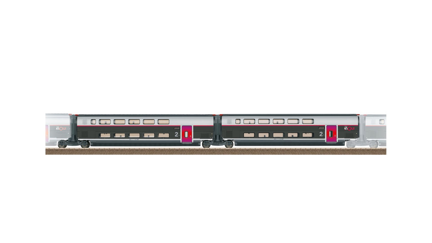Trix T23188 Add-On Car Set 2 for the TGV INOUI
