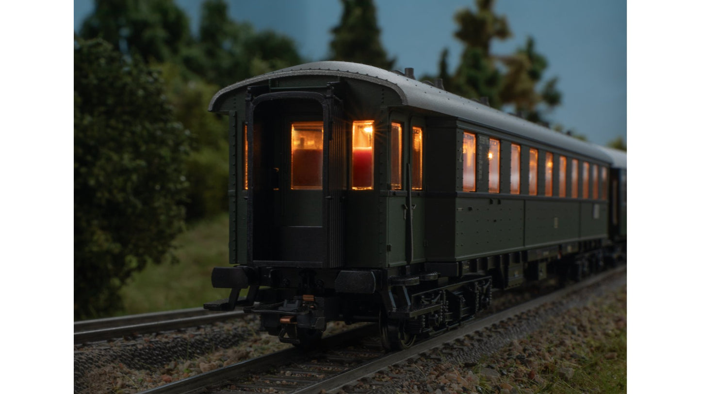 Trix 23508 Passenger Train with a Freight Car