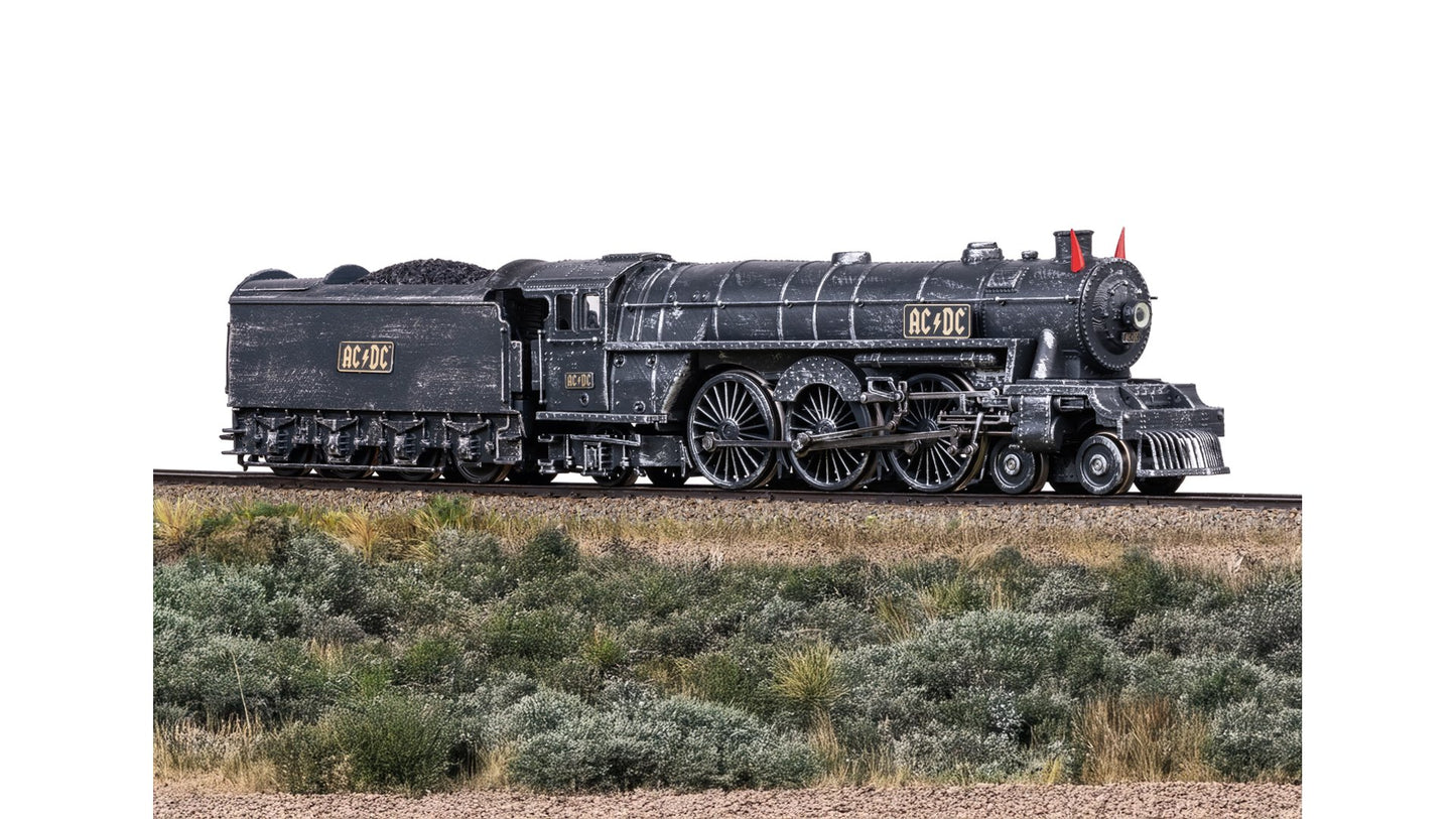 Trix T25492 AC/DC "Black Ice" Steam Locomotive with a Tender