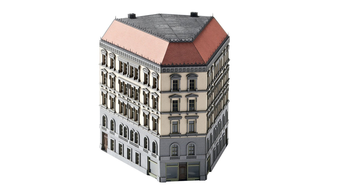 Minitrix 66146 Kit for a Angled Town House from the Wilhelminian Period
