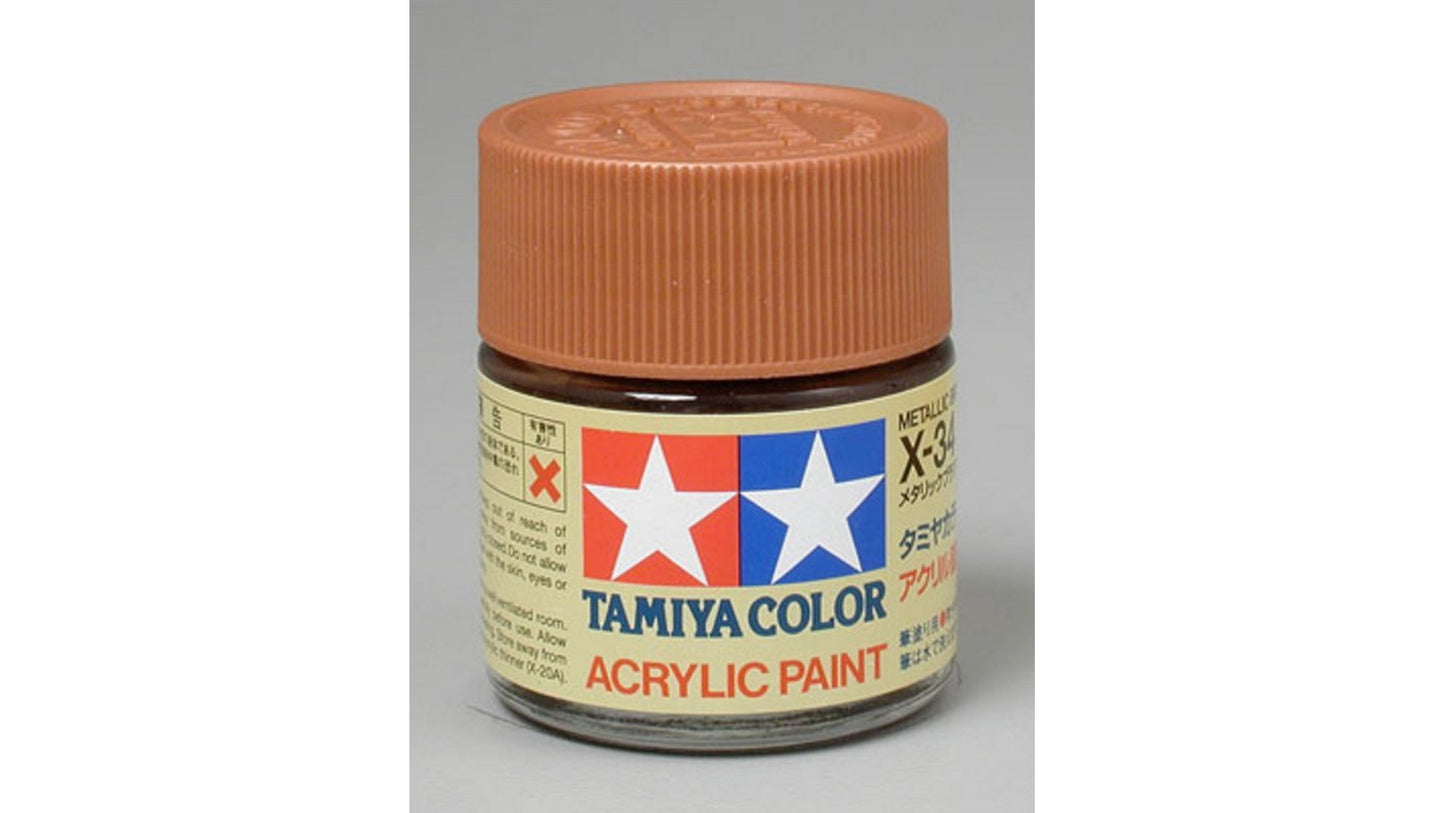 Tamiya 81034 Acrylic X-34 Metallic Brown