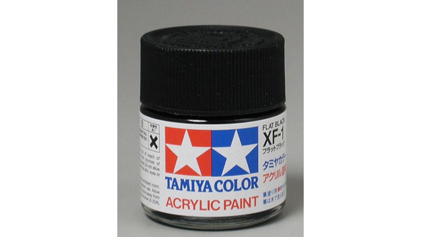 Tamiya 81301 Acrylic XF-1 Flat Black