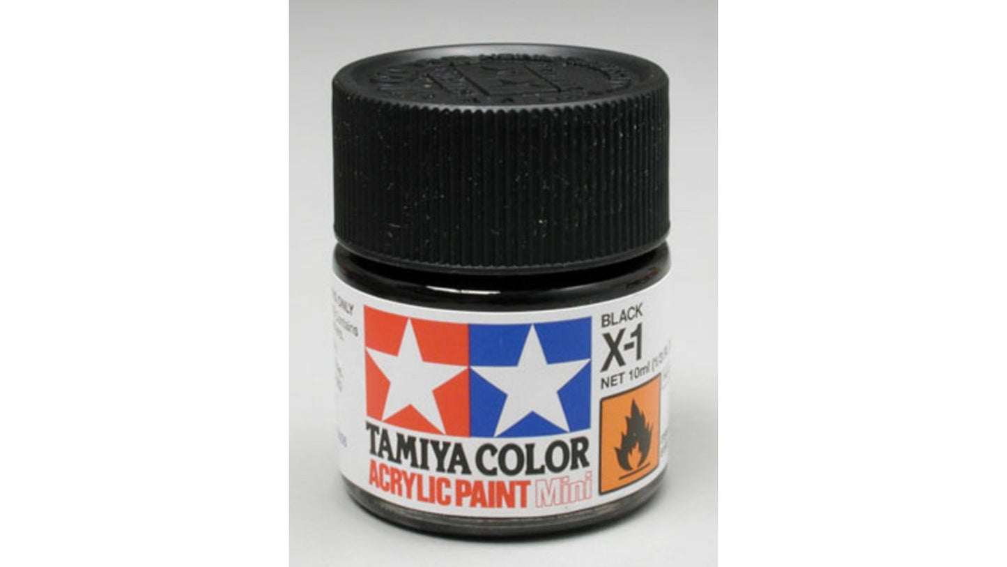 Tamiya 81501 Acrylic Mini X-1 Black