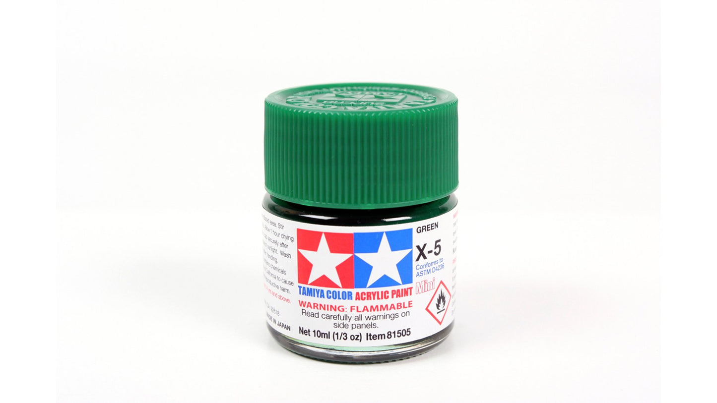 Tamiya 81505 Acrylic Mini X-5 Green
