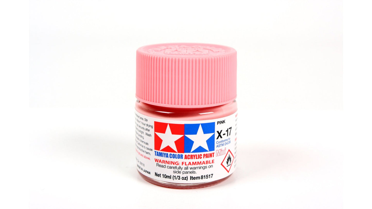 Tamiya 81517 Acrylic Mini X-17 Pink