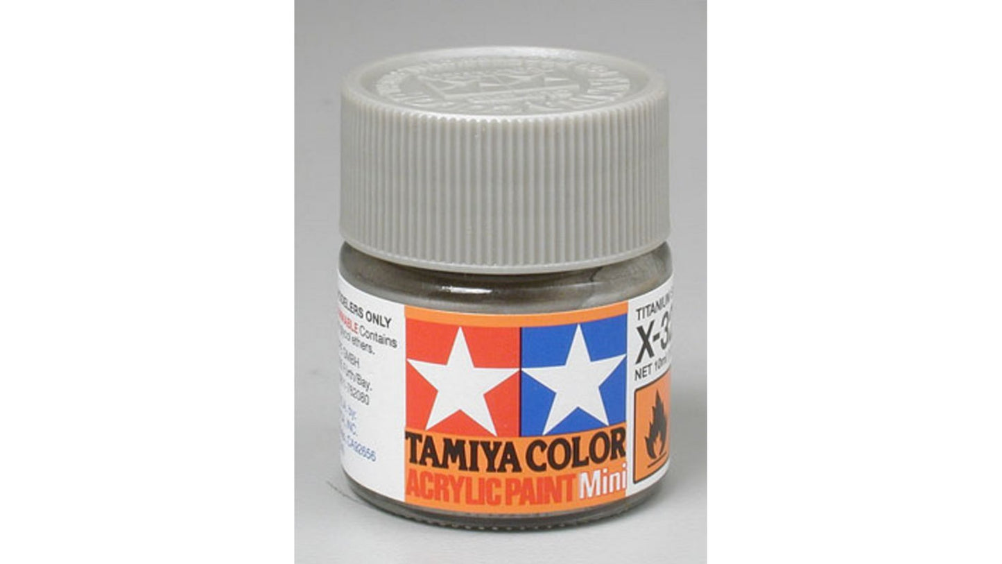 Tamiya 81532 Acrylic Mini X-32 Titan Silver