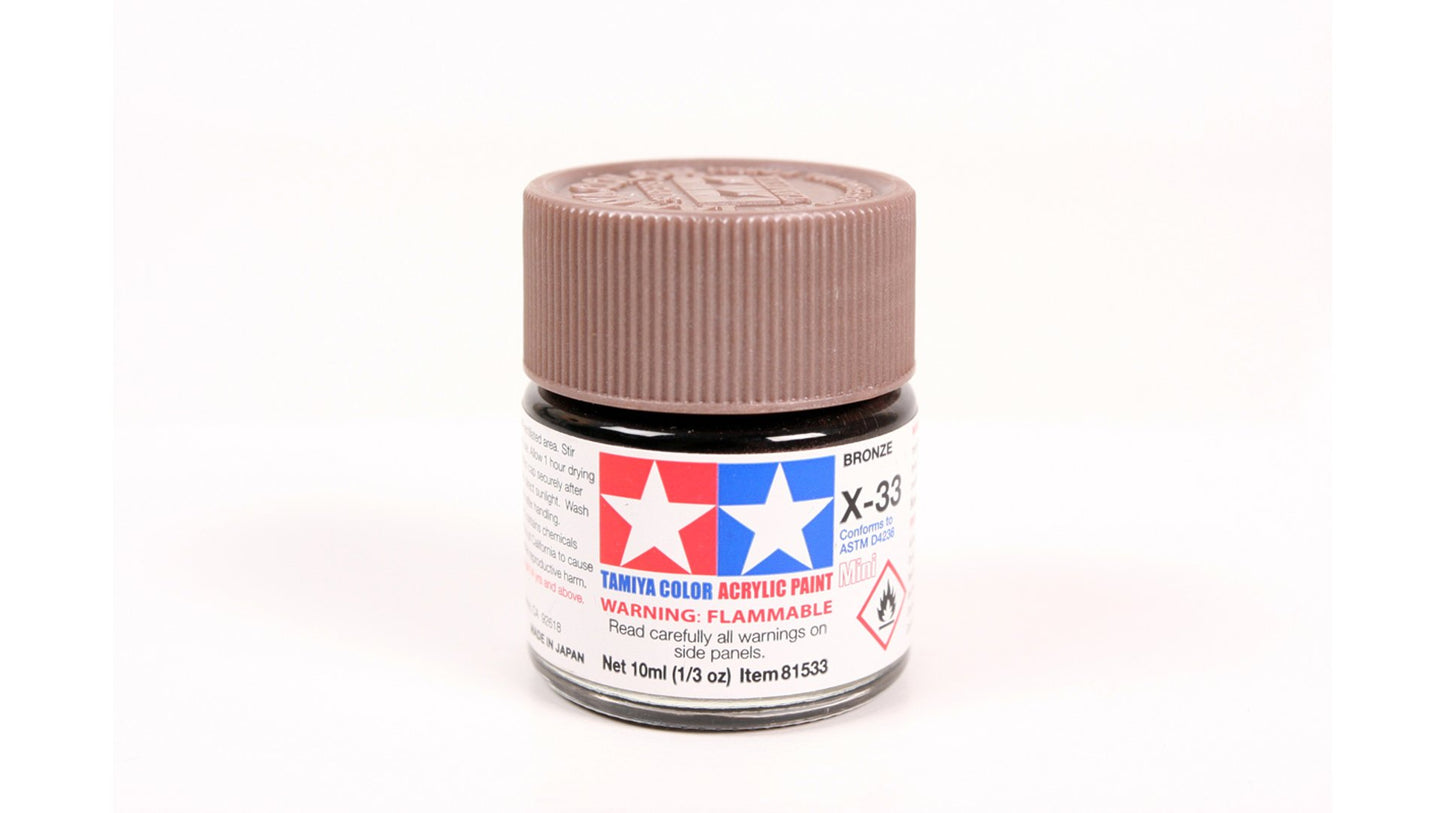 Tamiya 81533 Acrylic Mini X-33 Bronze