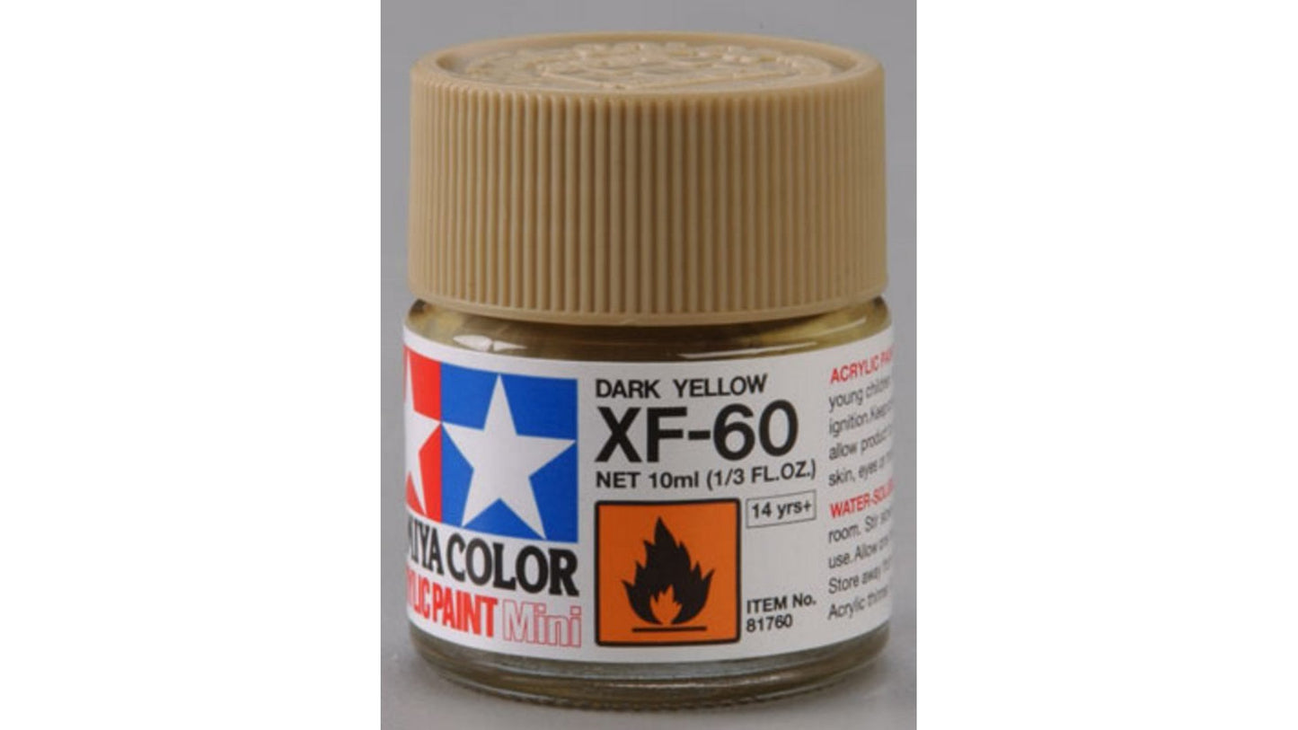Tamiya 81760 Acrylic Mini XF-60 Dark Yellow