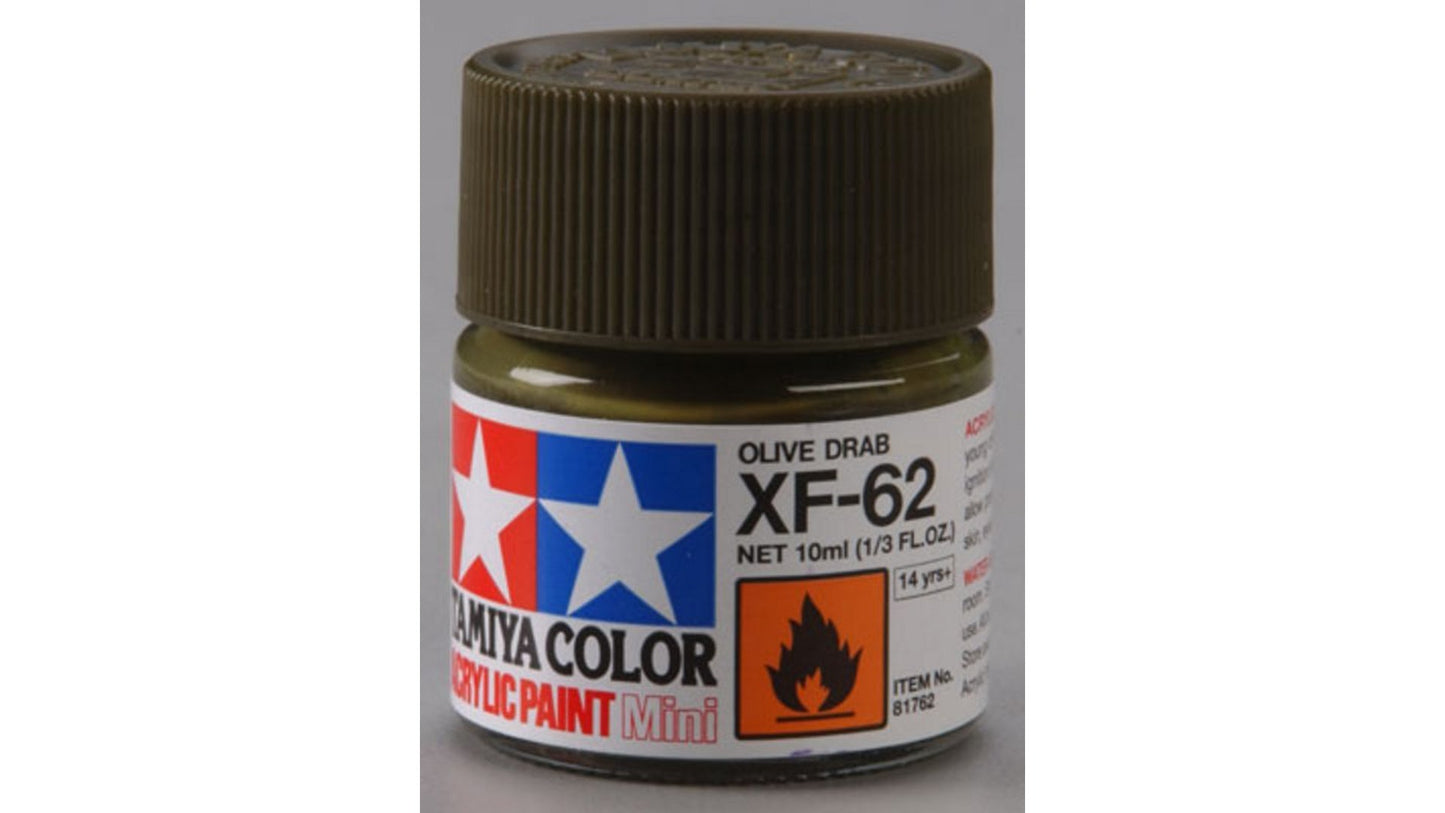 Tamiya 81762 Acrylic Mini XF-62 Olive Drab