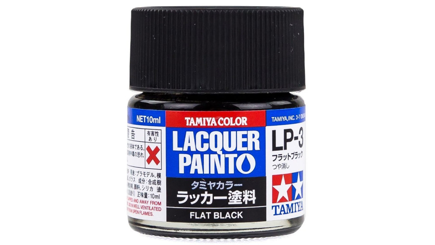 Tamiya 82103 Lacquer LP-3 Flat Black