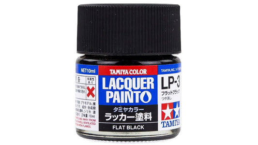Tamiya 82103 Lacquer LP-3 Flat Black