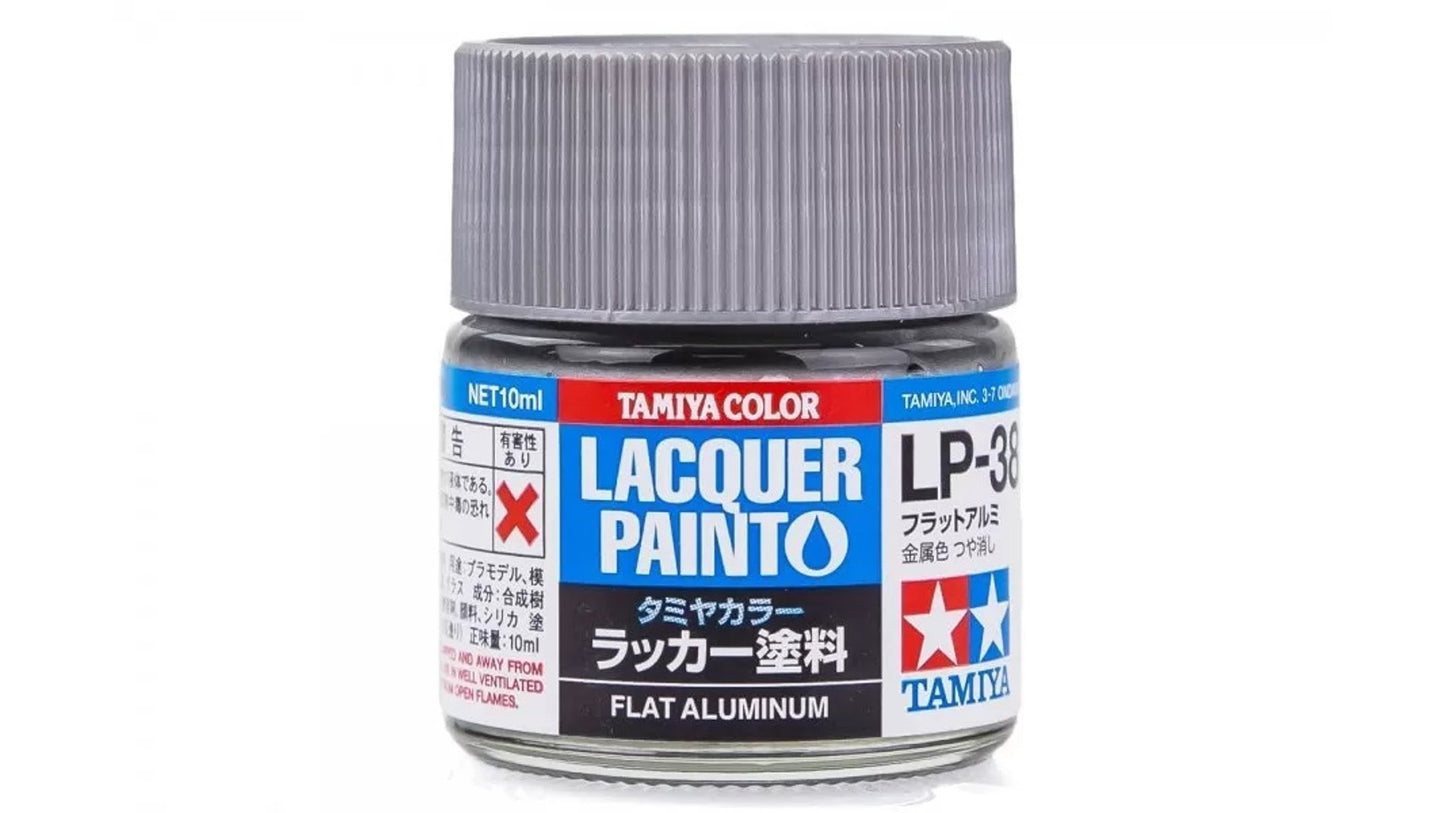 Tamiya 82138 Lacquer LP-38 Flat Aluminum