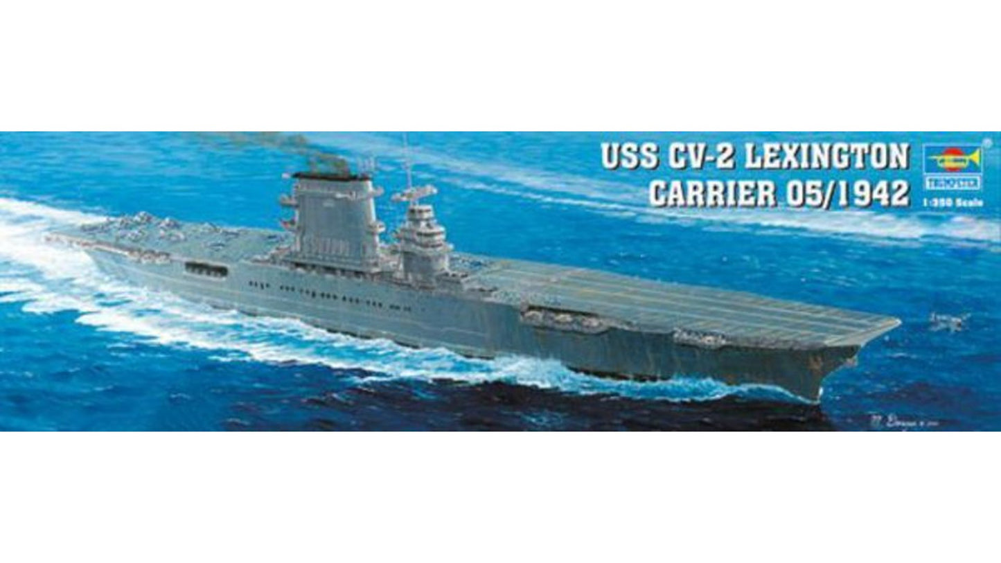 Trumpeter 05608 Uss Lexington Aircraft Carrier CV2 1942