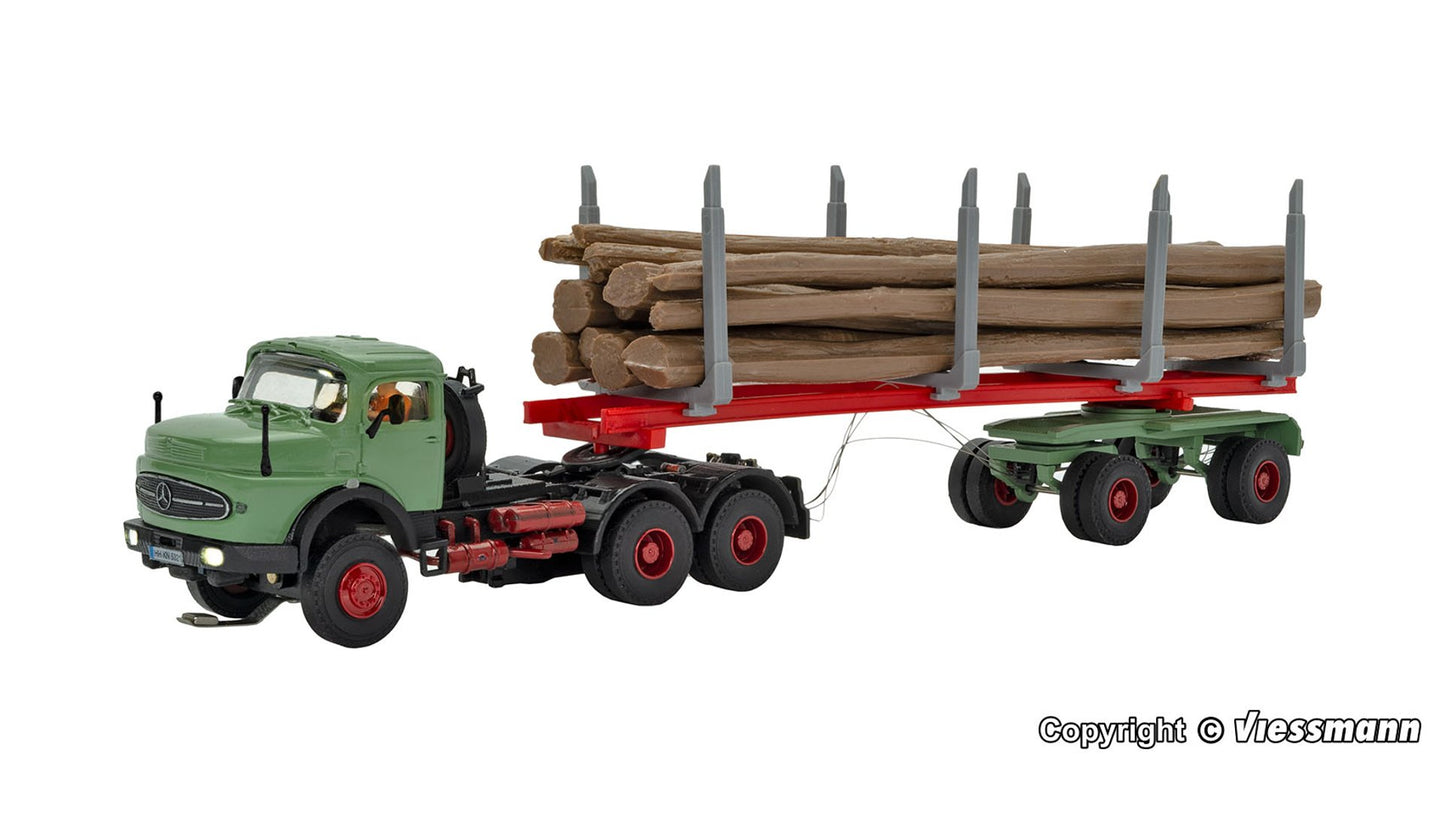 VIESSMANN VI8036 H0 MB Round bonnet 3-axle wit