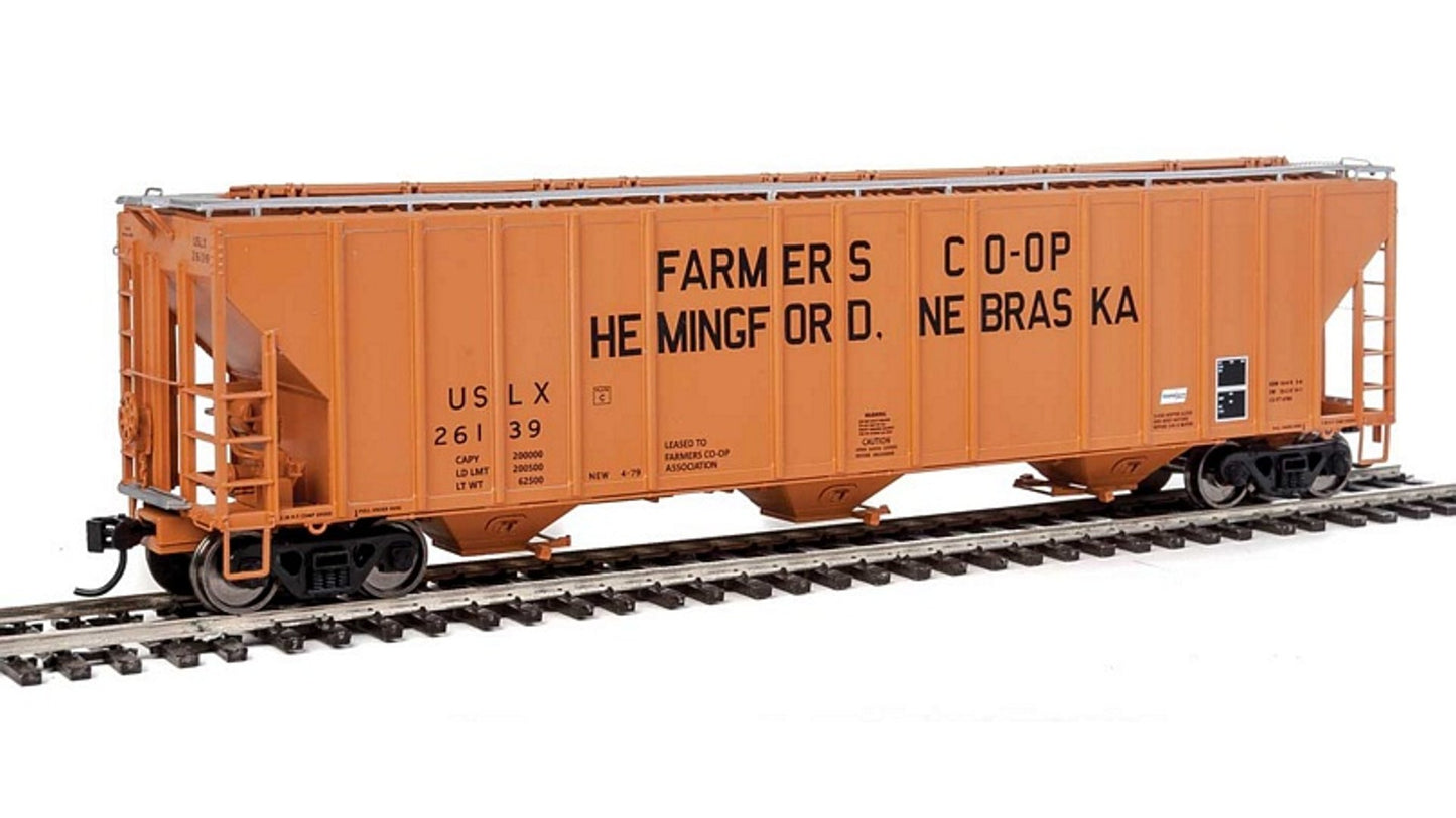 Walthers 920106130 55ft Evans 4780 3-Bay Covered Hopper
