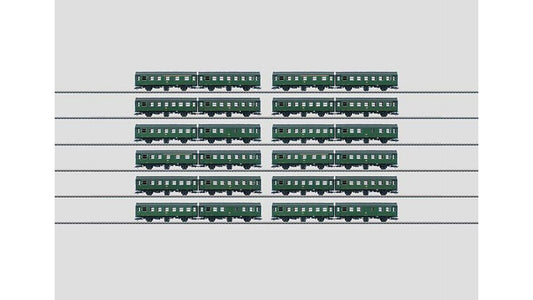 Marklin 00795 Umbauwagen Set of 12 with Display