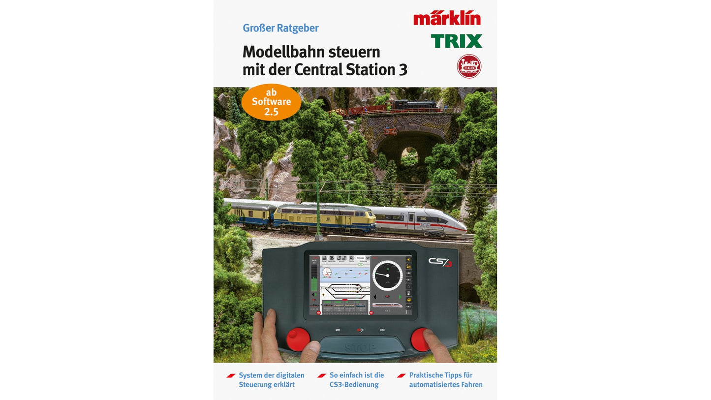 Marklin 03084 Model Railroad Manual "Digital Control with the Märklin Central Station 3"