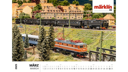 Marklin 19725 Marklin/Trix Wall Calendar 2025