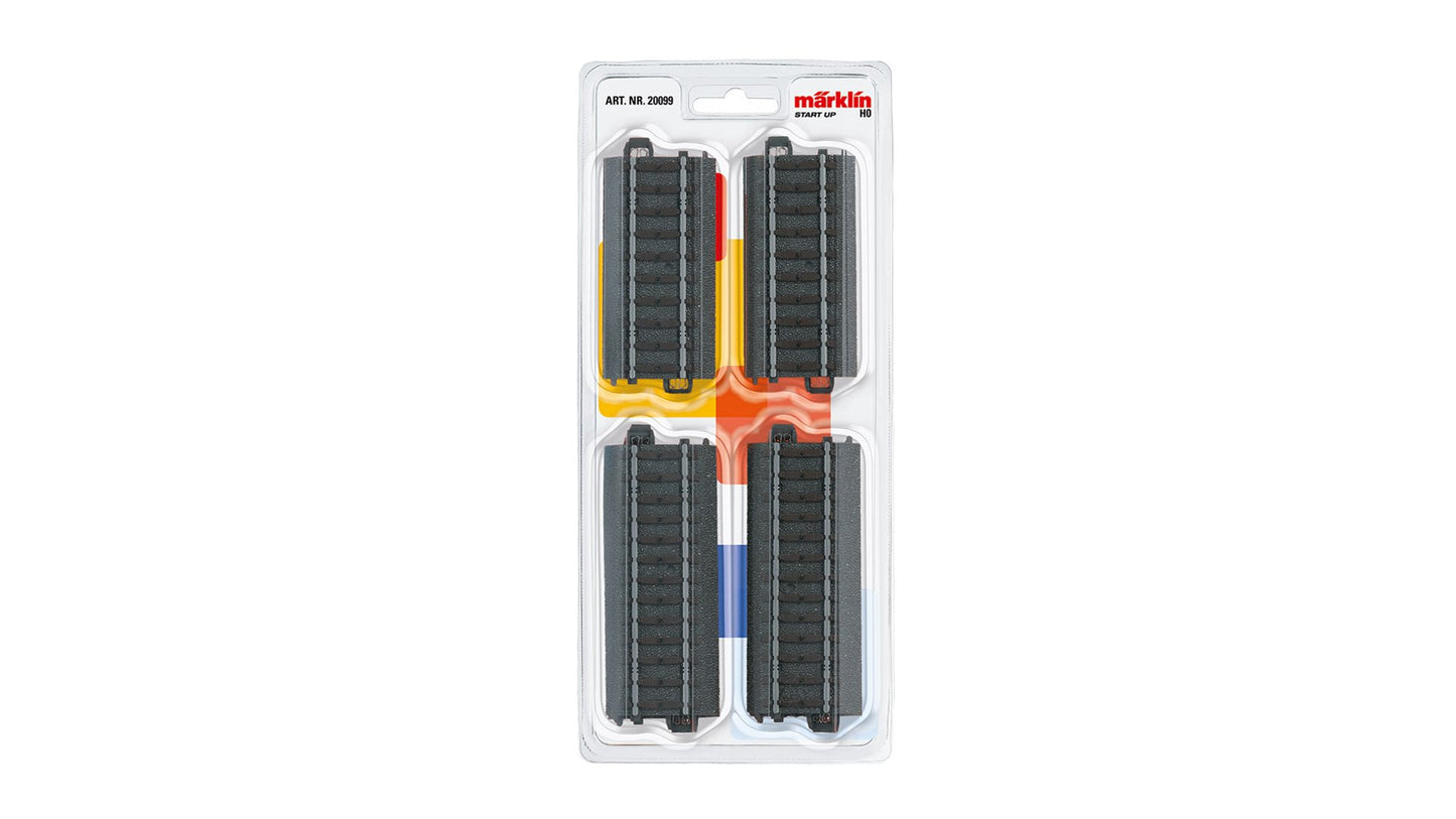 Marklin 20099 Start up - Straight Track Set (Contents 6 Pieces)