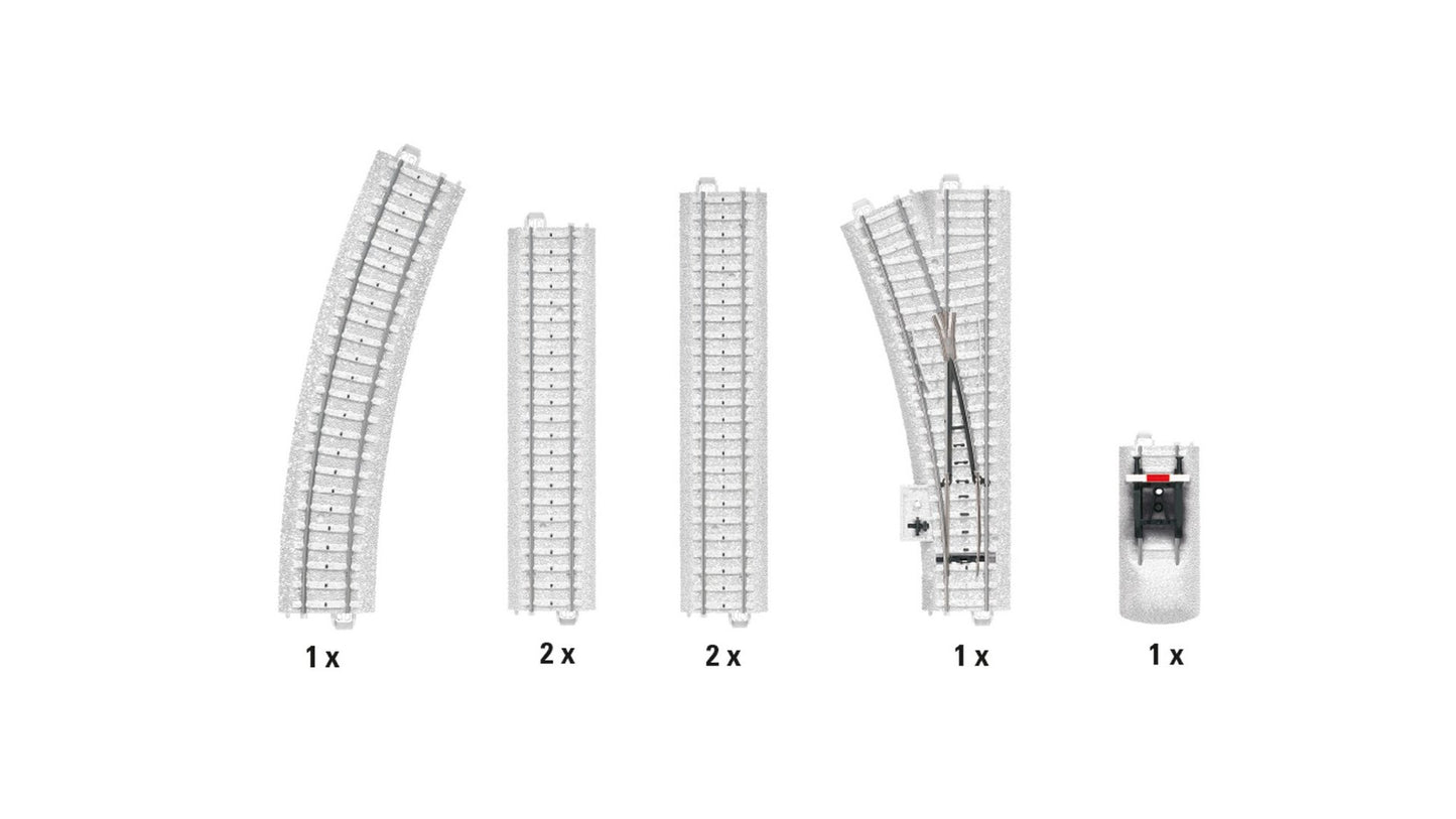 Marklin 20124 C Track Ex. Set "Sno-Cvd Trk"