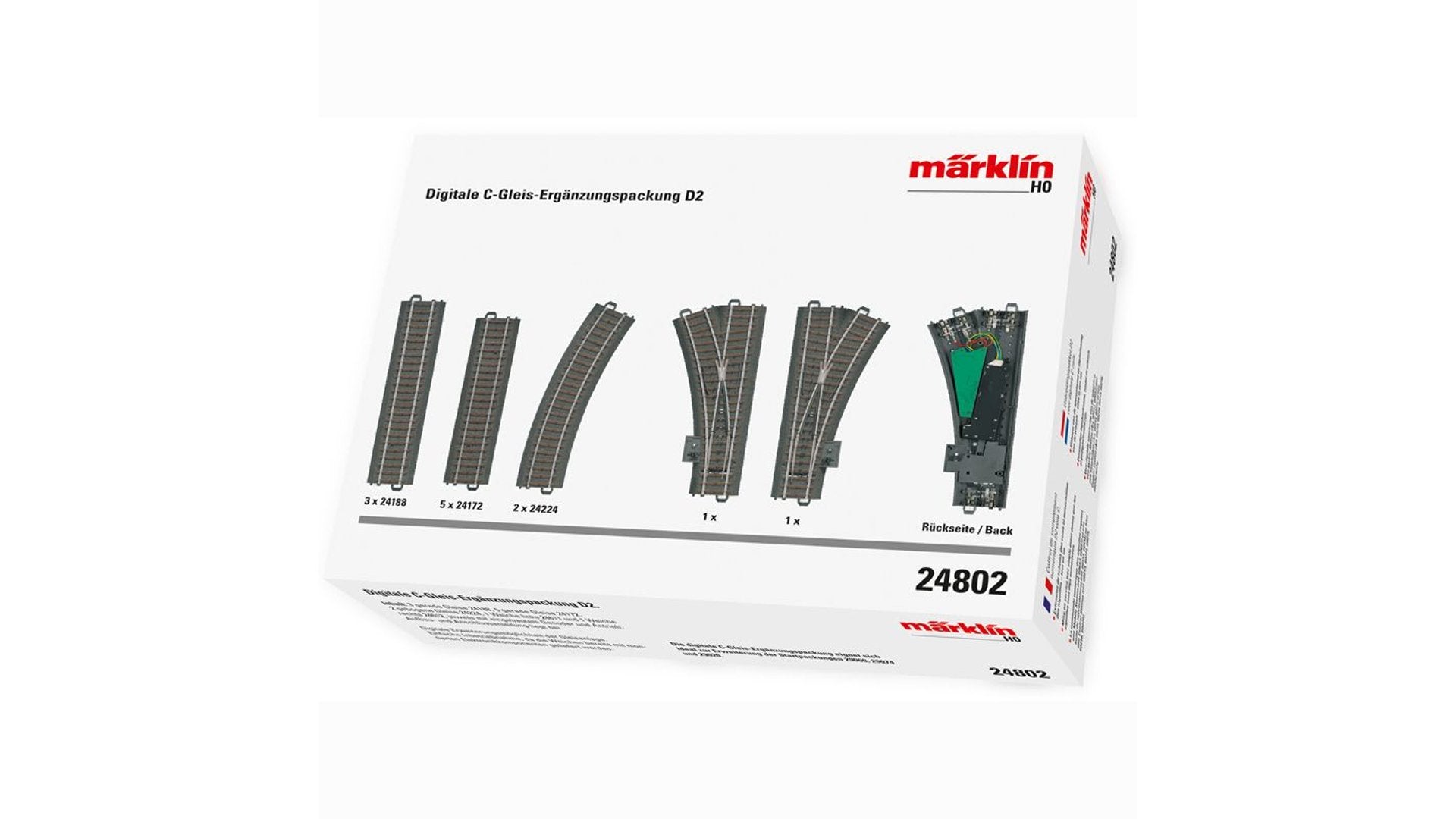 Marklin 24802 Digital C Track D2 Extension Set