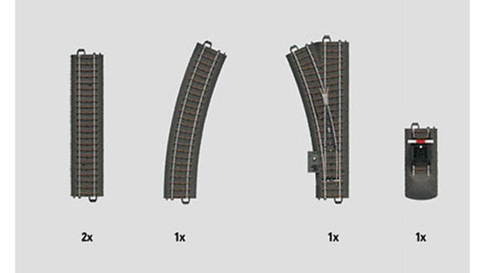 Marklin 24900 C1 C Track Extension Set
