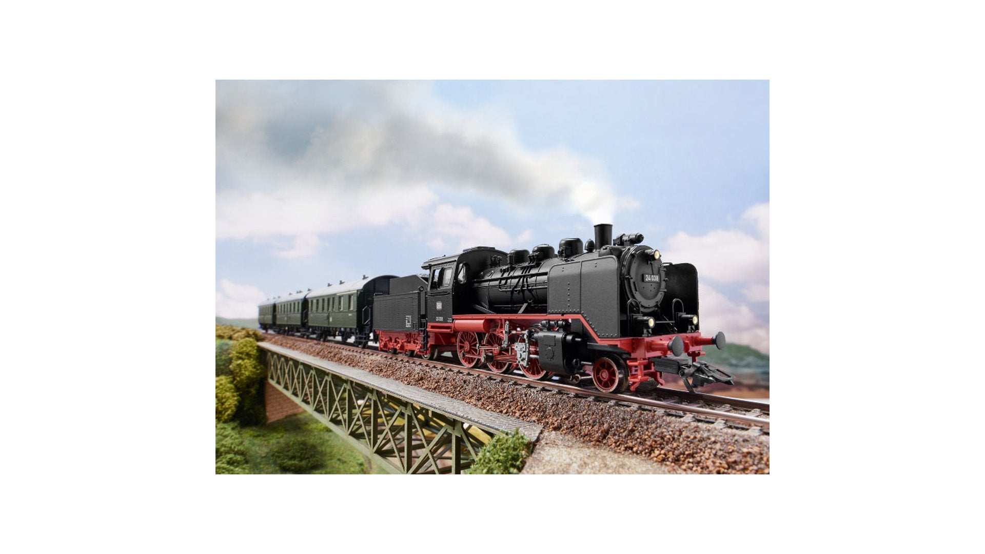Marklin 29244 Branch Line with a Class 24 Digital Starter Set – Micro ...