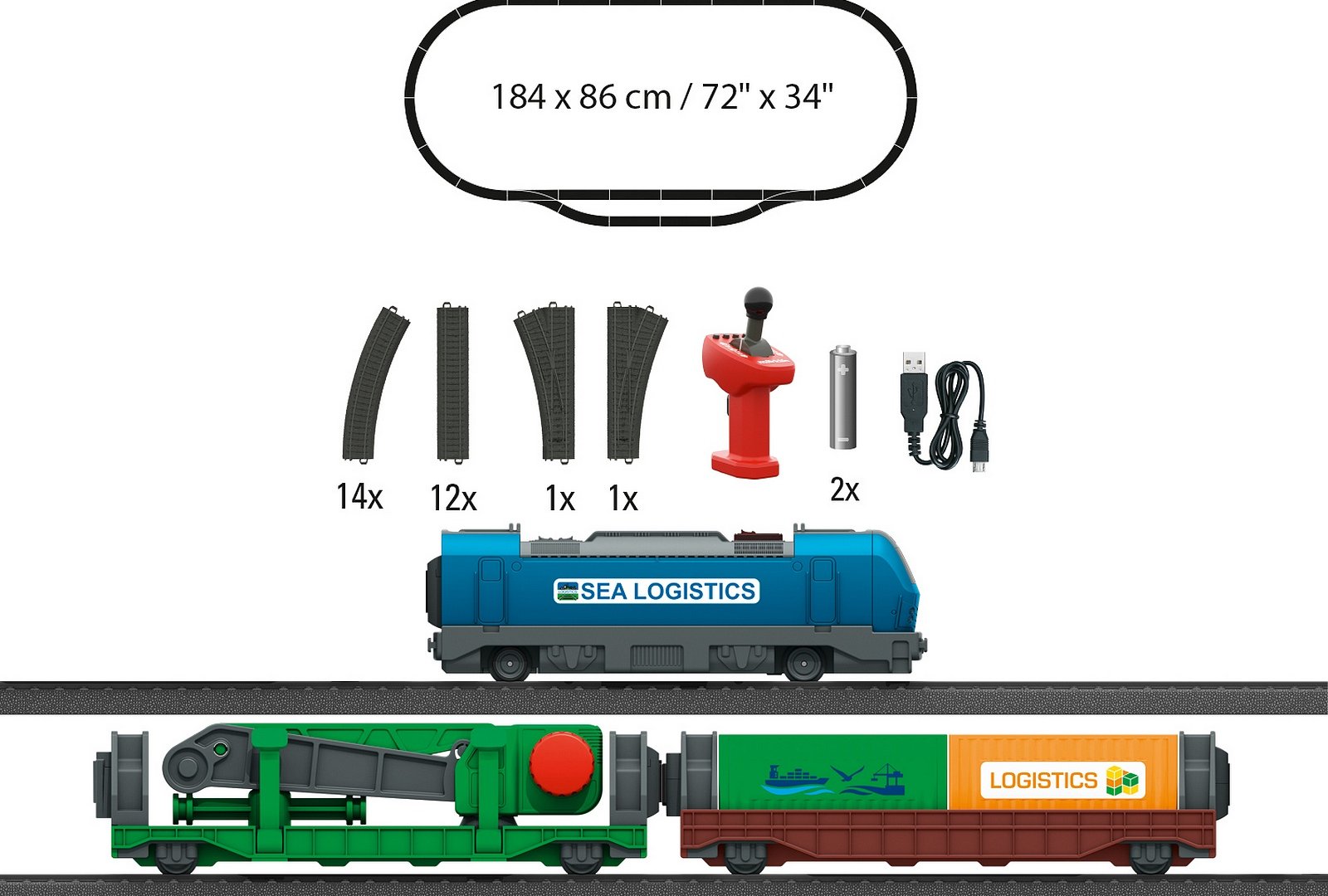 Marklin 29349 Cont. Logistics Starter Set