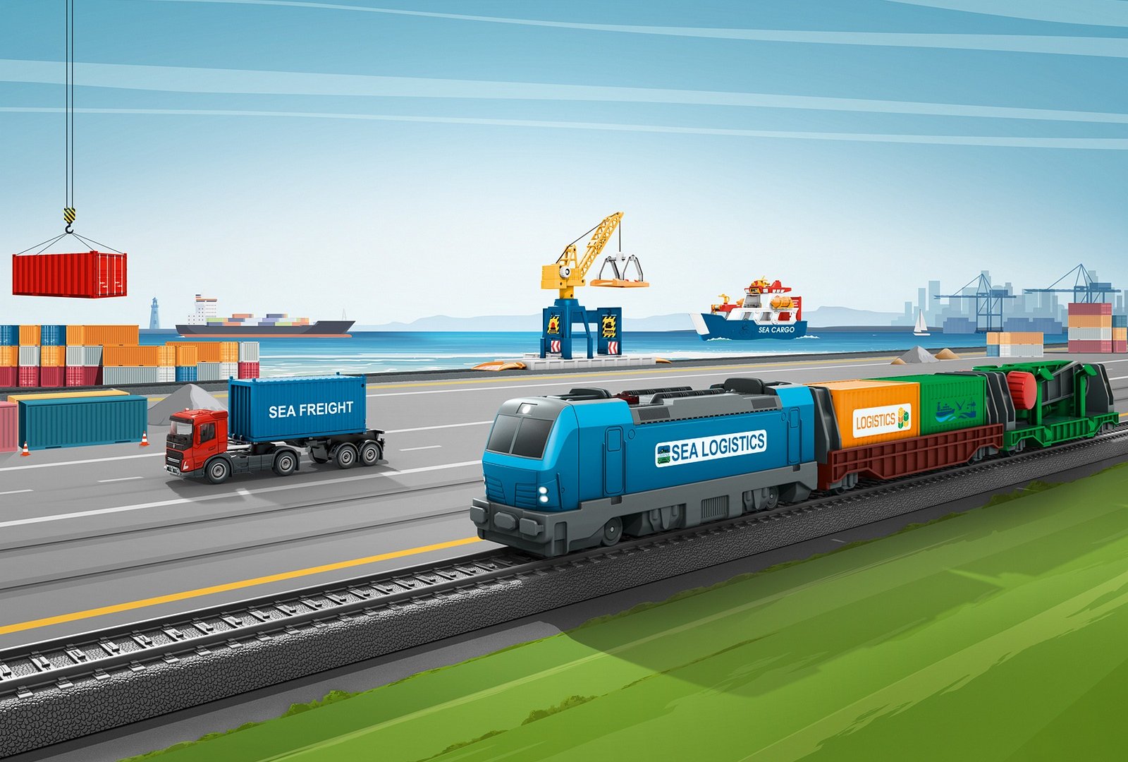 Marklin 29349 Cont. Logistics Starter Set