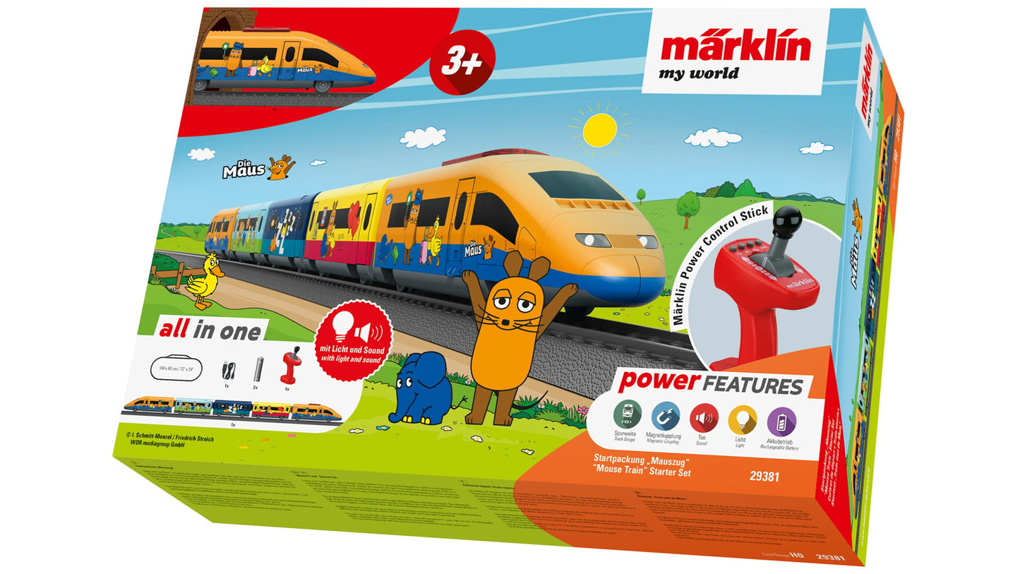 Marklin 29381 Märklin my world - "Mouse Train" Starter Set for Children Ages 3 and Above