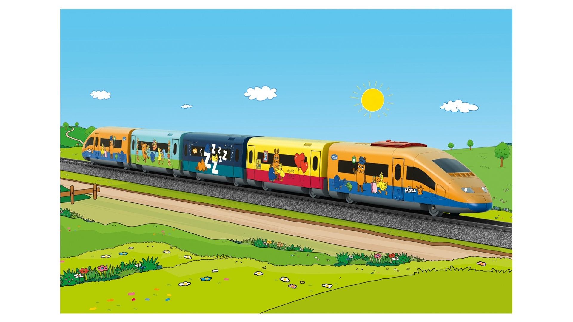 Marklin 29381 Märklin my world - "Mouse Train" Starter Set for Children Ages 3 and Above
