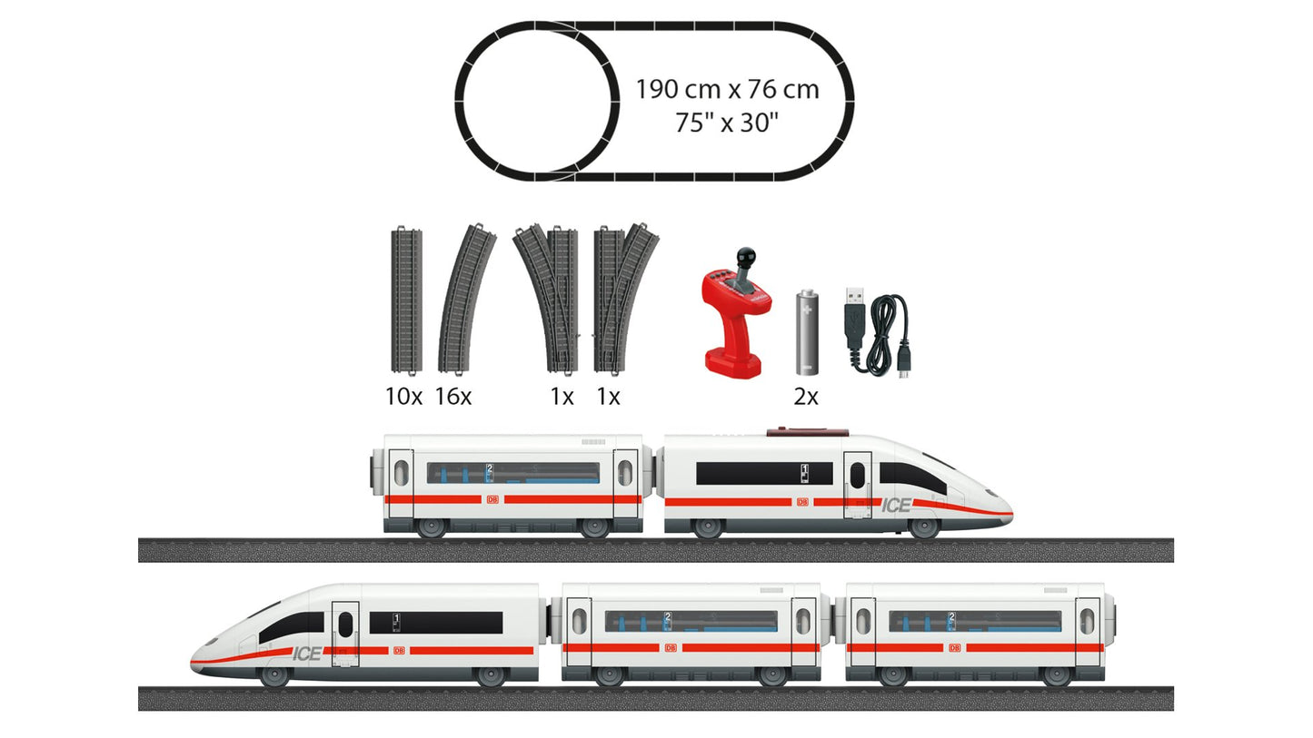 Marklin 29420 Märklin my world - "ICE 3" Starter Set for Children Ages 3 and Above