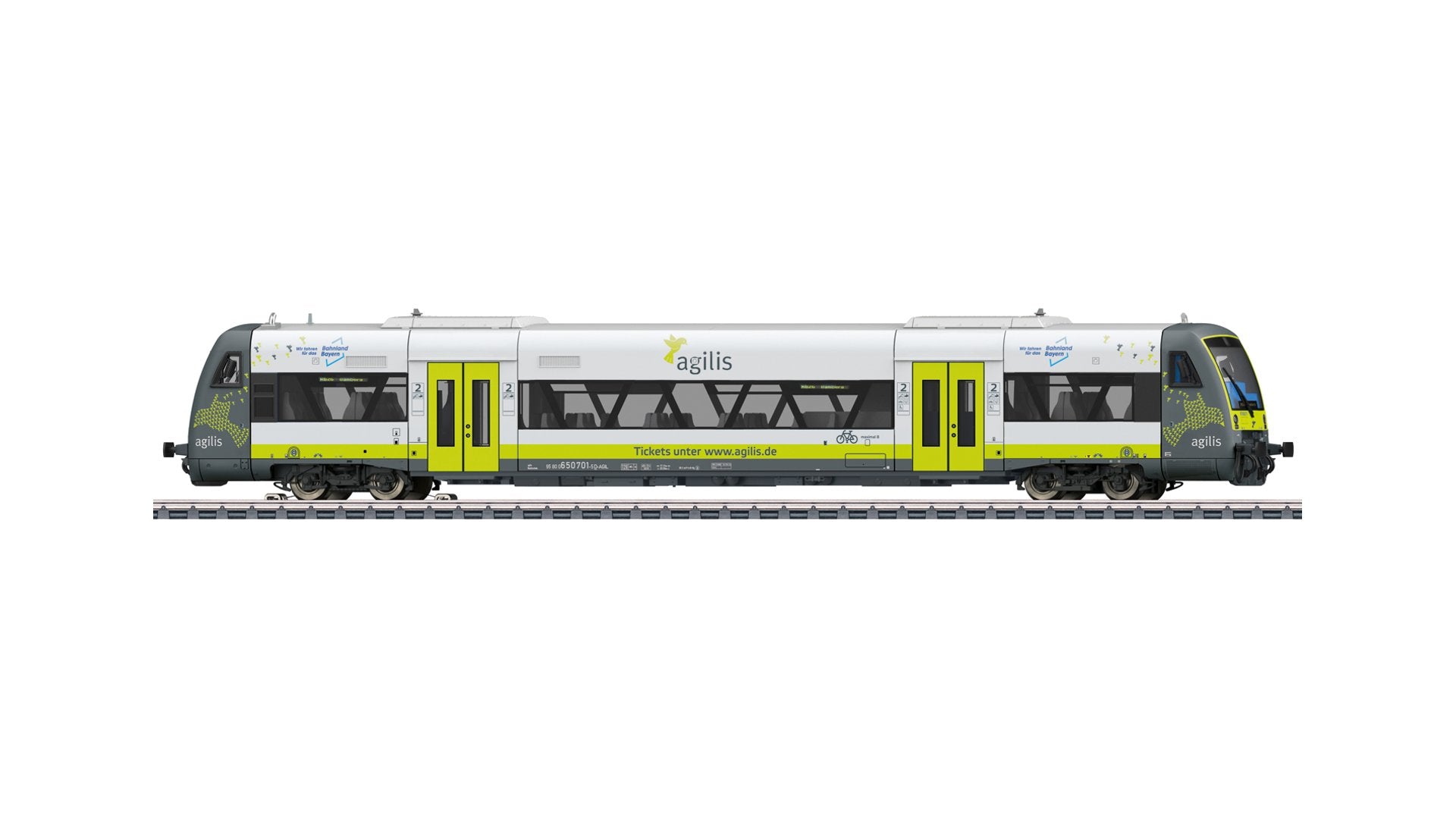 Marklin 36968 Class 650 Regio Shuttle RS1 Diesel-Powered Rail Car